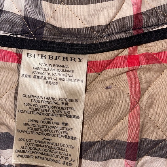 AUTHENTIC BURBERRY PERFECT CONDITION BLACK COAT - Picture 5 of 5